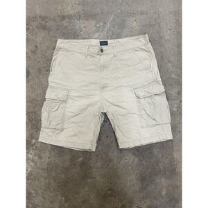 Levis‎ Cargo Shorts Mens 38 Beige Ripstop Utility Pockets Zip Fly PC9 23251-0009